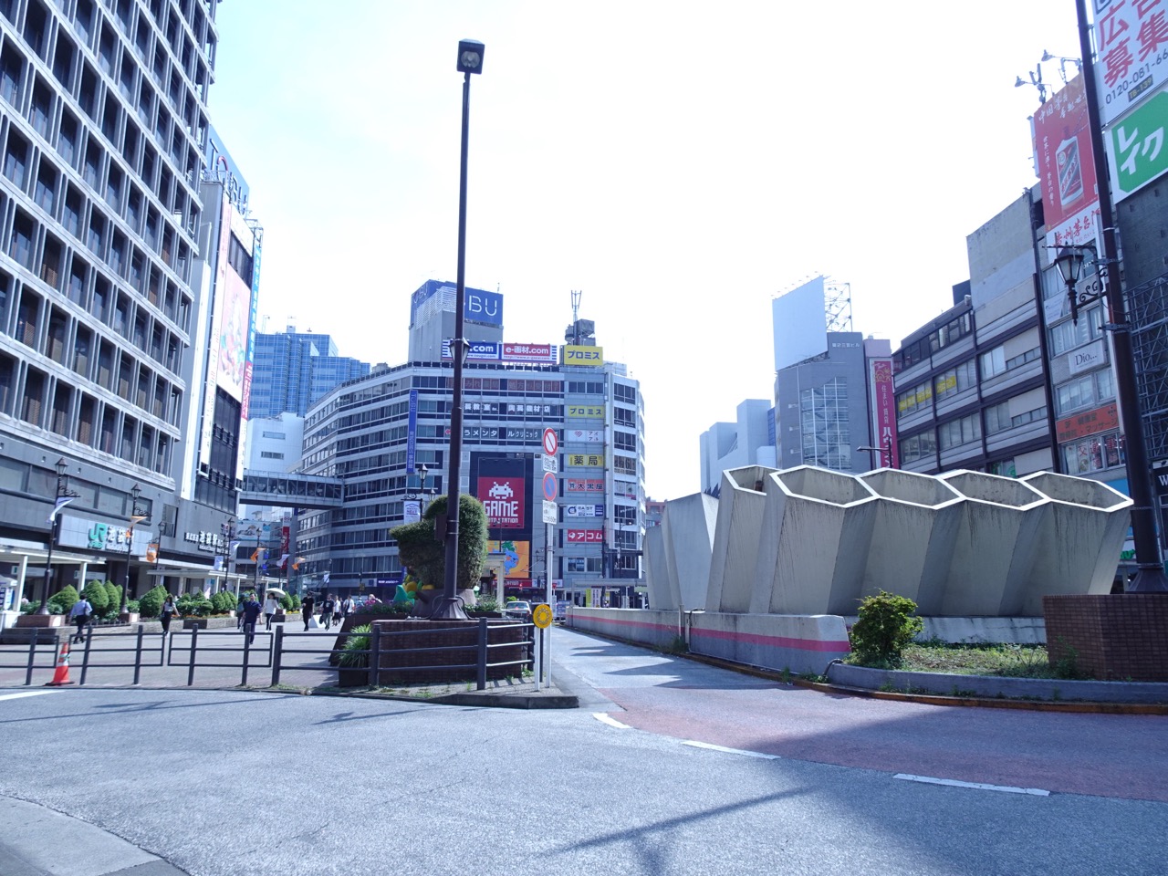 Ikebukuro Station West Exit plaza, one core venue area for Fukuro Matsuri and Tokyo Yosakoi.